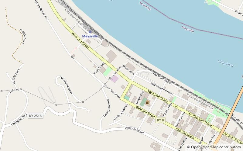 Armstrong Row location map