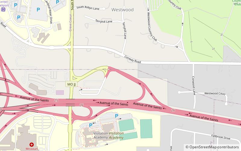 Hrabstwo St. Louis location map