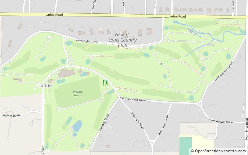 St. Louis Country Club location map