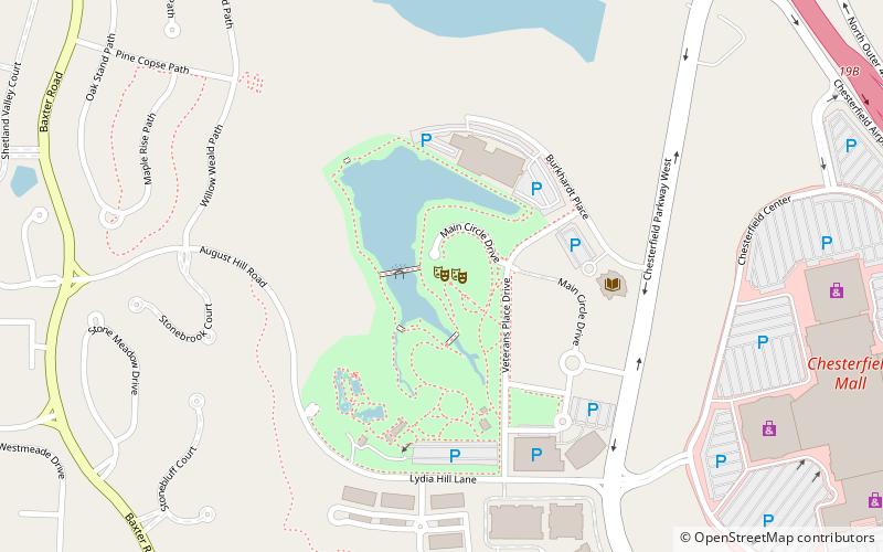 Amphitheater location map