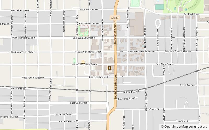 the indiana theater washington location map