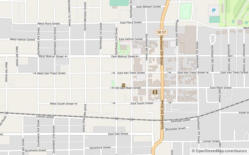 Washington Commercial Historic District location map