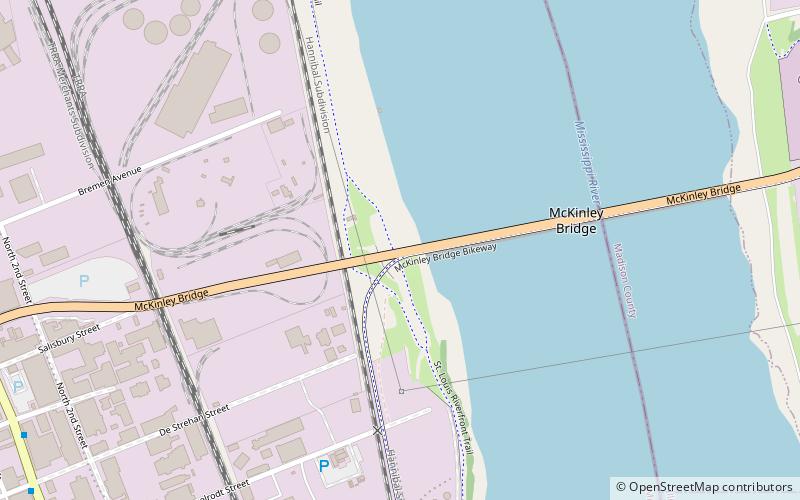 McKinley Bridge location map