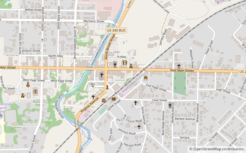 Trackside Theater location map