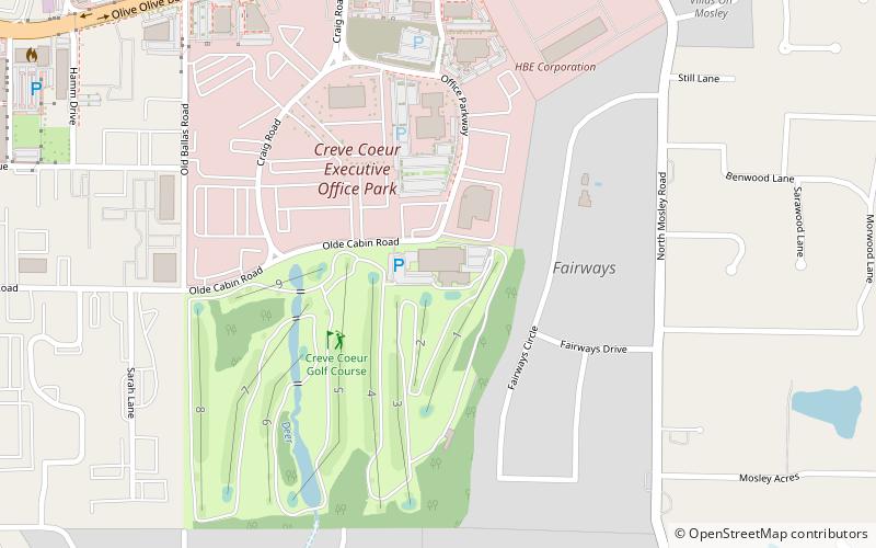 creve coeur san luis location map