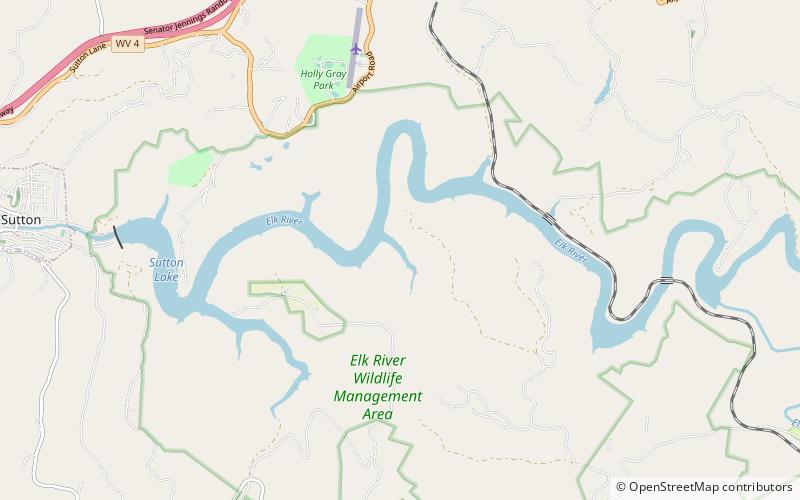 Sutton Lake location map
