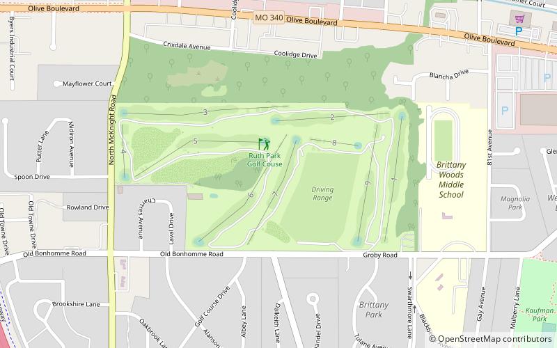Ruth Park Golf Course location map