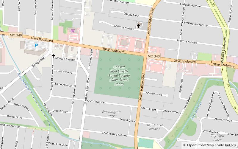 Chesed Shel Emeth Cemetery location map