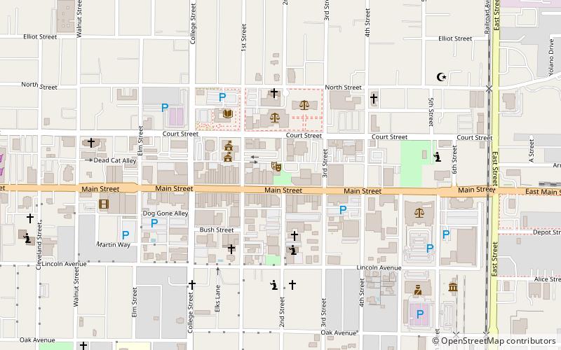 Woodland Opera House location map