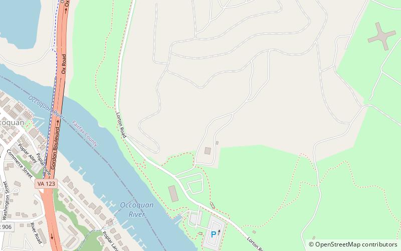 Occoquan Regional Park location map