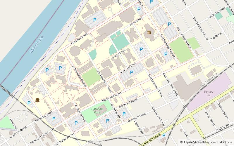 vincennes university location map