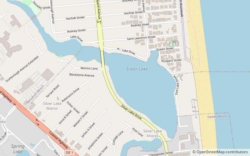 Silver Lake location map