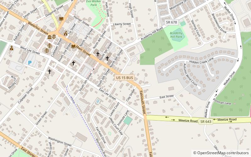Brentmoor location map