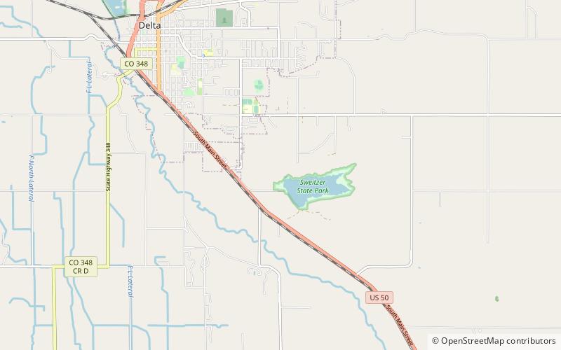 Sweitzer Lake State Park location map