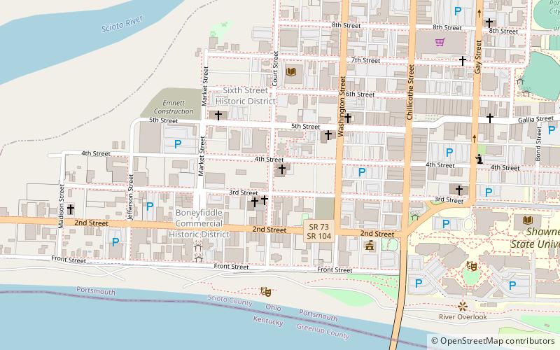 All Saints Episcopal Church location map