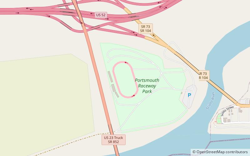 Portsmouth Raceway Park location map