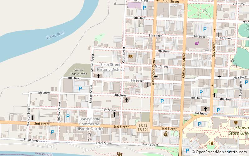 Odd Fellows Hall location map