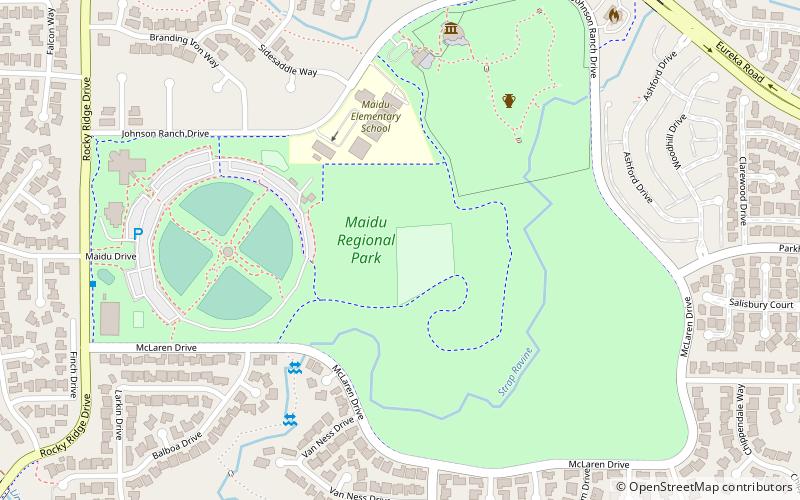 Maidu Regional Park location map