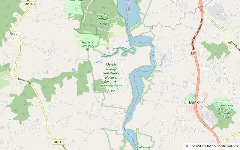 Merkle Wildlife Sanctuary and Visitor's Center location map