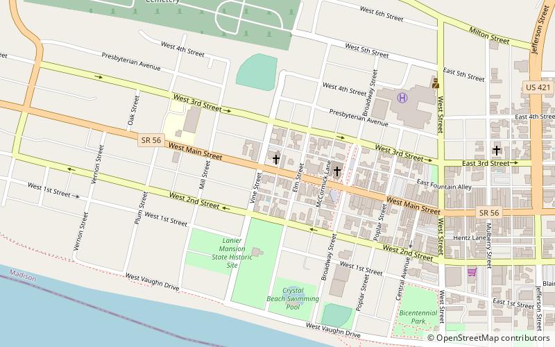 Crawford-Whitehead-Ross House location map