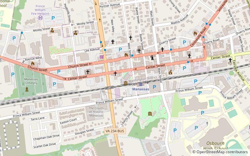 Harris Pavilion location map