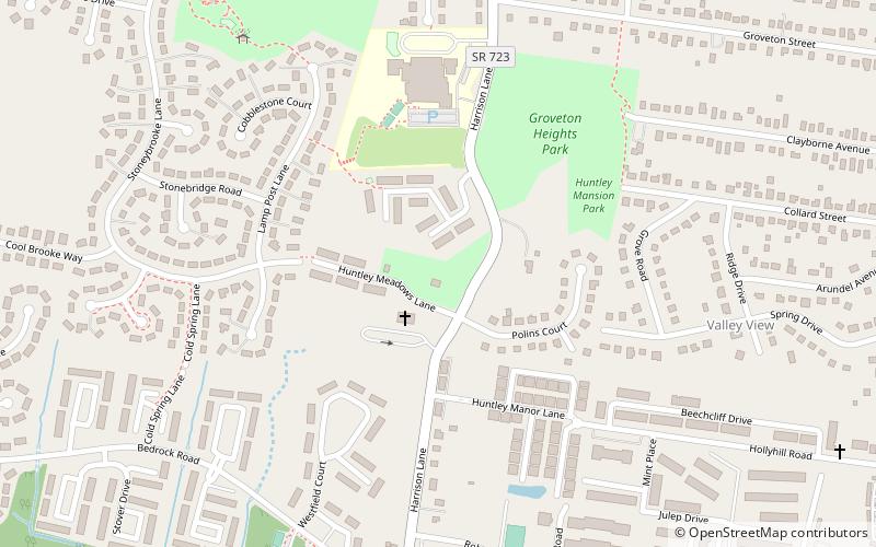 Huntley Plantation location map