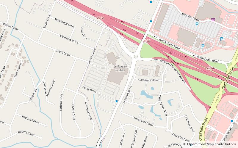 St. Charles Convention Center location map