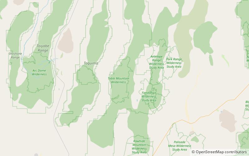 Table Mountain location map