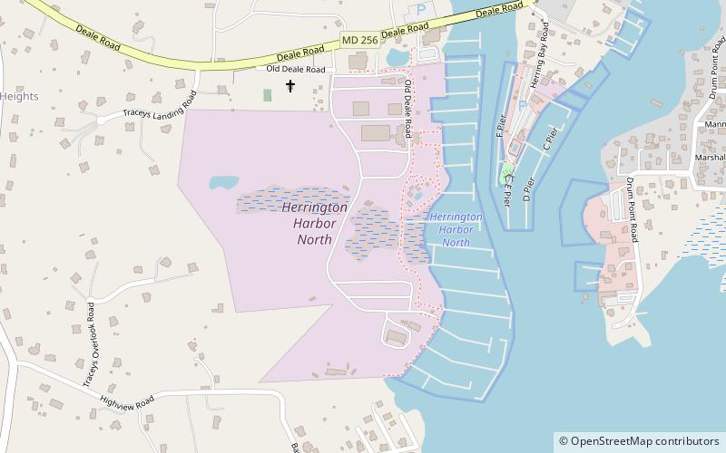 Herrington Harbor North location map