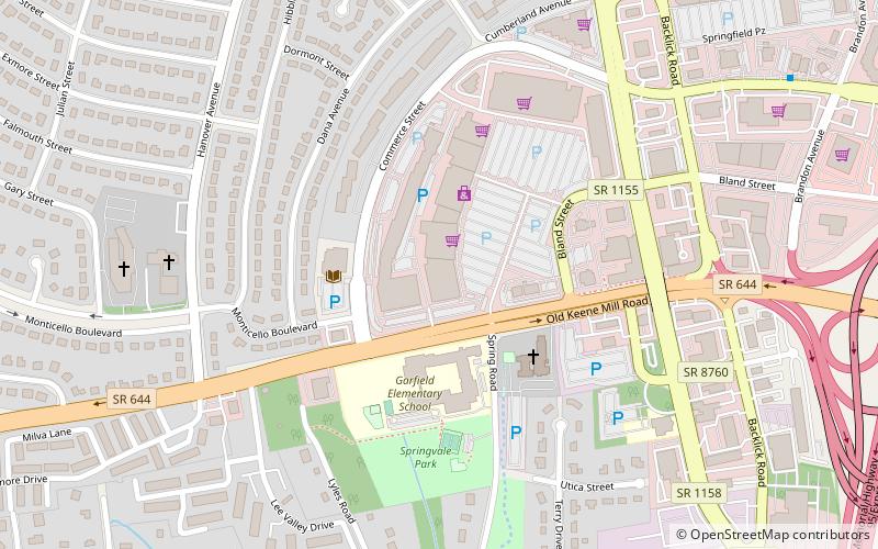 Springfield Plaza location map