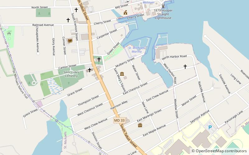 Saint Michaels Mill location map