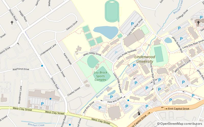 lou brock sports complex saint charles location map