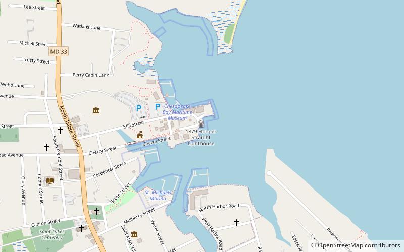 Hooper Strait Light location map