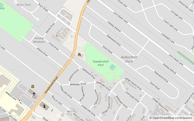Howdershell Park location map