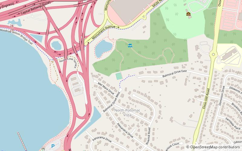 potomac vista recreation area national harbor location map