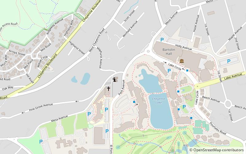 Pauline Chapel location map