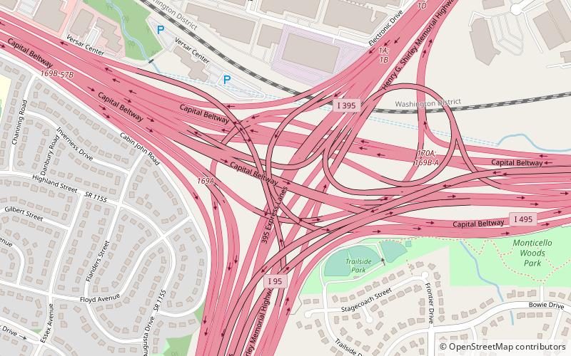 Springfield Interchange location map