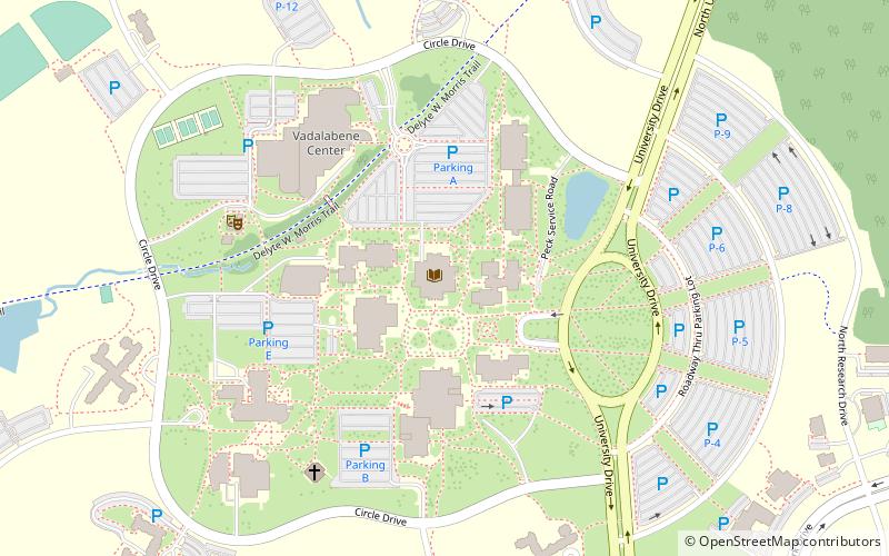 Lovejoy Library location map