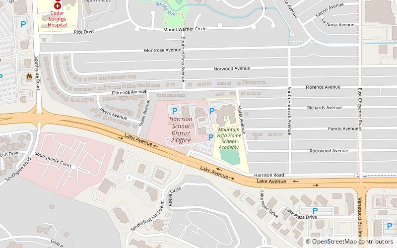 Harrison School District 2 location map