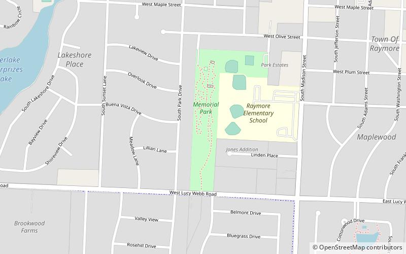 Memorial Park location map