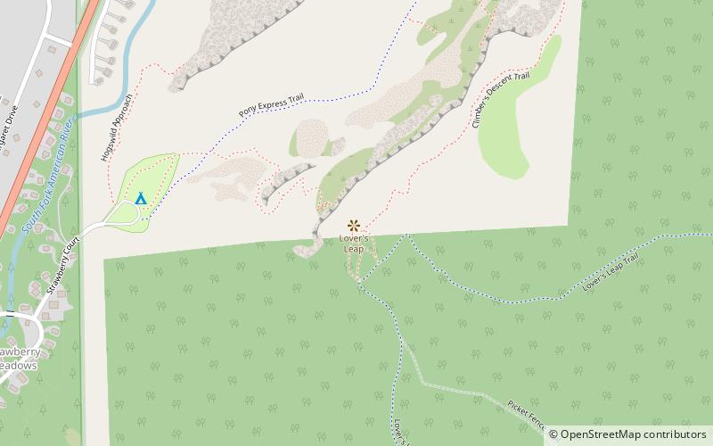 Traveler Buttress location map