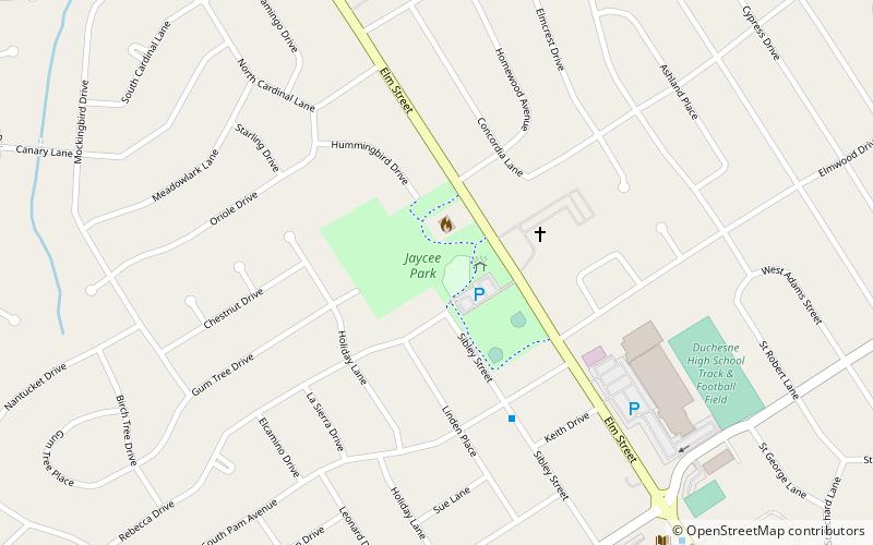 Jaycee Park location map