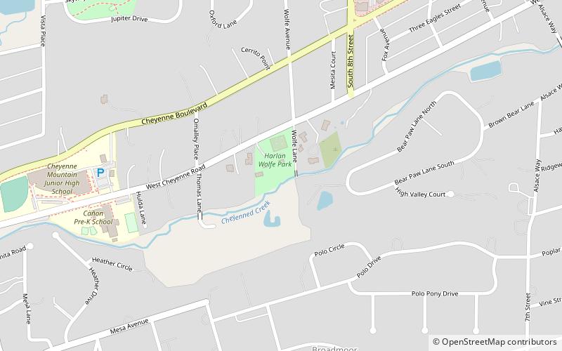 John Wolfe House location map
