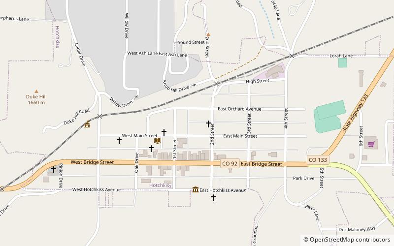 Hotchkiss Methodist Episcopal Church location map
