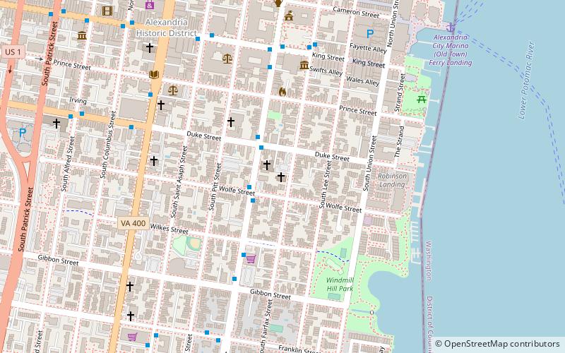 Old Presbyterian Meeting House location map