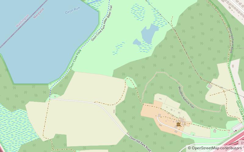 Oxon Cove Park and Oxon Hill Farm location map