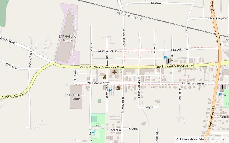 Warren County Courthouse and Circuit Court Building location map