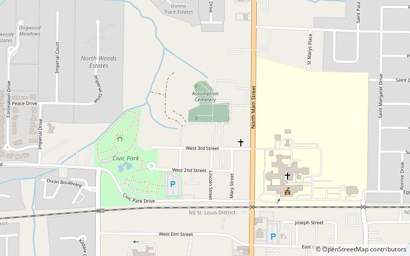 St. Mary's Institute of O'Fallon location map