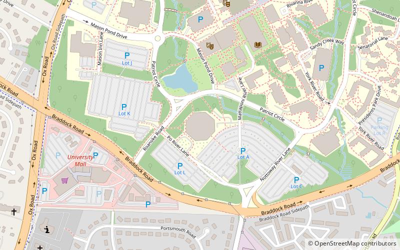 EagleBank Arena location map