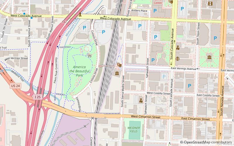 United States Olympic & Paralympic Museum location map